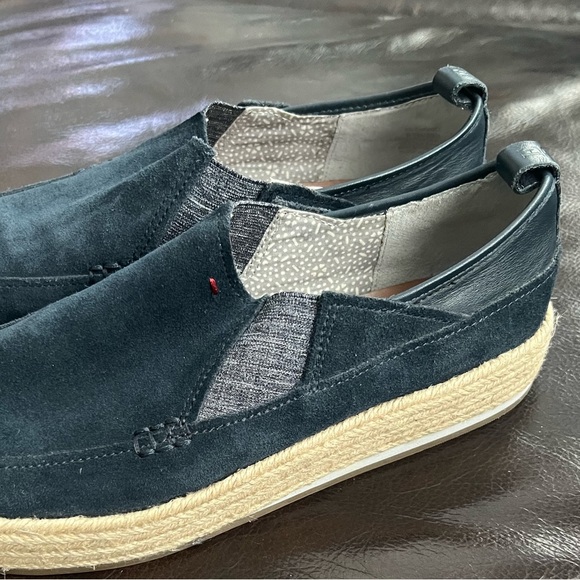 ED - Ellen Degeneres blue suede slip on shoes - Picture 2 of 6